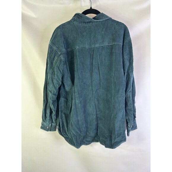 VTG 90s Looney Tunes Tweety Bird Wide Whale Corduroy Button Shirt - Picture 5 of 5